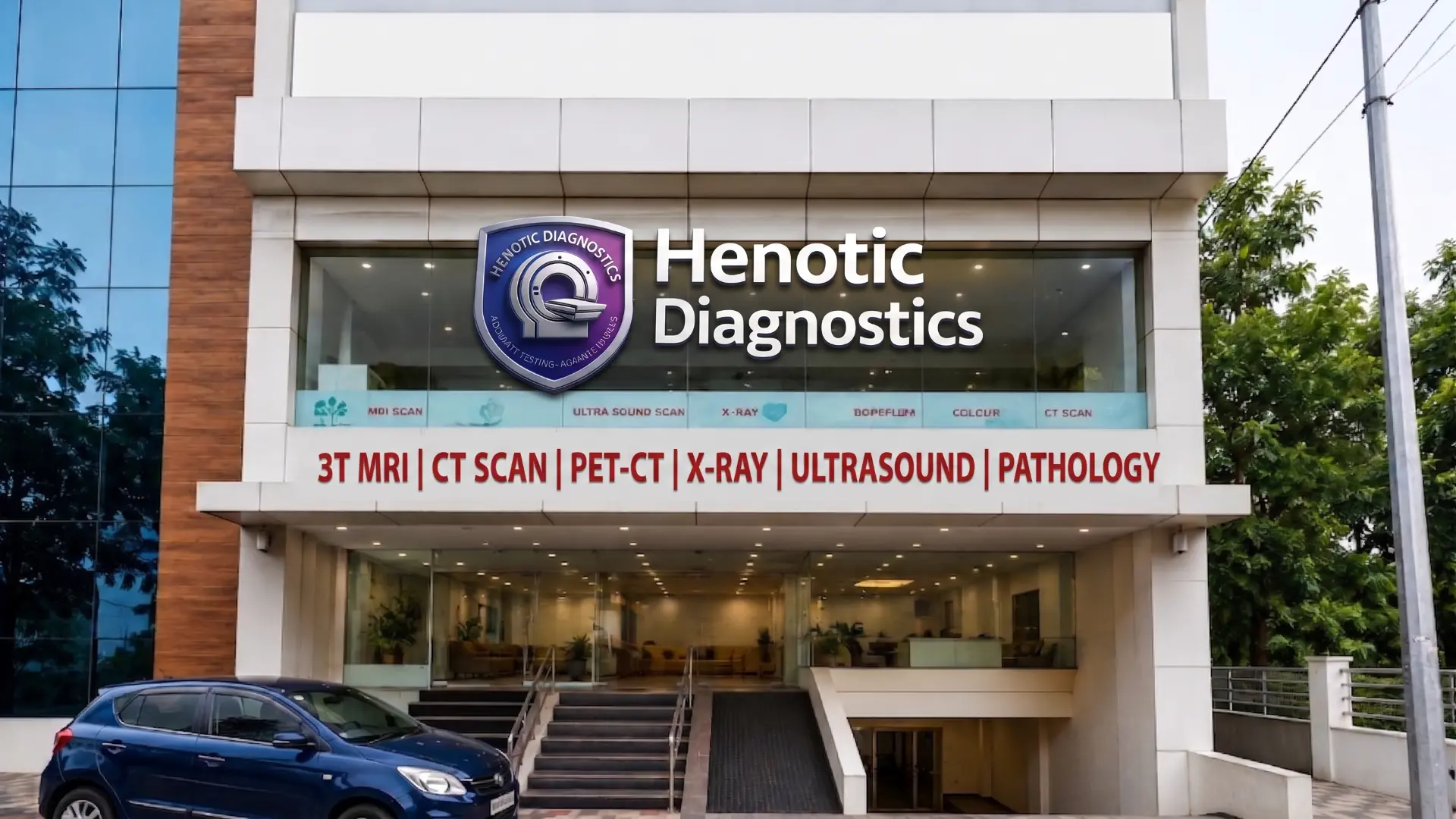 Henotic Diagnostics Main Corporate Building Entrance